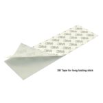 Buzz Cool Silver Metal Push Pull Stickers For Glass And Wood | Self Adhesive Stainless Steel Metal Sticker for Door | Push and Pull Stickers for Hospital Malls Office 1 set (2pcs) - Image 5