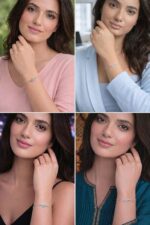 Clara 925 Sterling Silver Butterfly Pendant Earring Chain Bracelet Ring Jewellery Set | Rhodium Plated, Swiss Zirconia | Gift for Women & Girls - Image 4