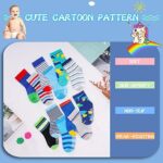 Non Slip Kids Toddler Socks with Grip, Assorted Prints, Socks for Babies to Toddlers, Anti Skid Socks, Crawling Socks with Grippers (colors and designs as per availibility) - Image 3