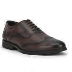 Liberty Fortune HOL-125E – Premium Leather Oxford Brogue Lacing Formal Shoes – Stylish, Cushioned & Non-Slip – Business, Wedding, Office Wear – Black, Brown, Tan – Shoes for Men Formal