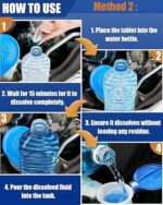 Concentrated Automotive Glass Wiper Cleaning Tablets, Car Windshield Washer Solid Tablets, Glass Cleaner (Pack-Of-50) - Image 4