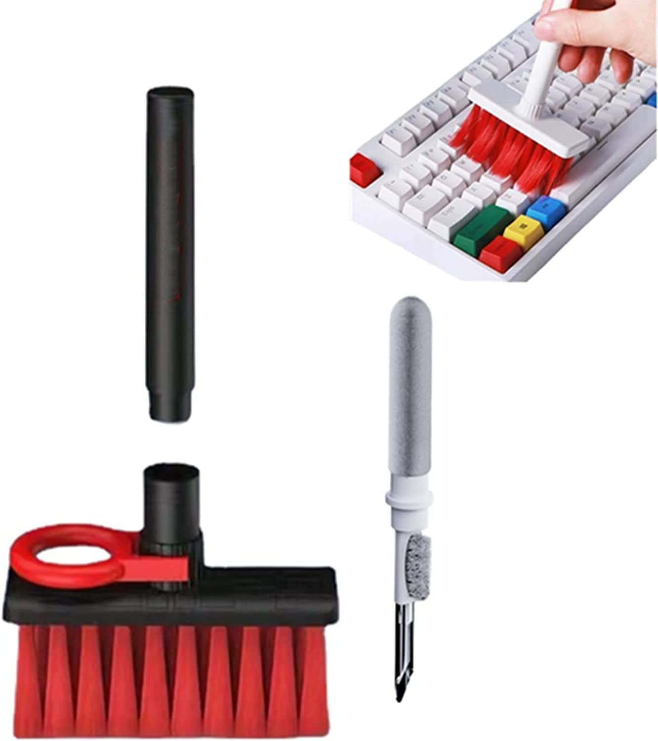 51G84HQlj6L._SL1500_.jpg STRIFF 5-in-1 Multi-Function Laptop Cleaning Brush/Keyboard/Gadget - Image 1