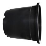 Amazon Brand - Solimo 100% Virgin Plastic Round Nursery Planter Pot | Indoor and Outdoor Flower Pot for Home/Office/Table/Garden/Balcony Decoration | 6 inch, Set of 20 | Black - Image 4