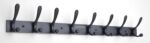 JAGGER JAG334 Wall Mounted Stainless Steel Wall Hooks for Hanging Cloth/Towel Hangers/Door Hangers/Hook Rail/Bthroom Hanger (Black [ Duck ] [ 1 PCS ], 8 PIN Hook)