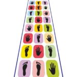 Dorytoy Hopscotch Mat for Kids Floor Games Playmats & Floor Gyms Kith-Kith, Stapu, Langdi, Ekka Dukka, Paandi, Kunte Bille Unique Balancing Game