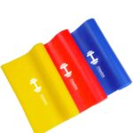 Natural Rubber Resistance Bands For Toning. Strength Training, Stretching, Physical Therapy, Pilates, Yoga Exercises Home Fitness Workouts For Men/Women (3 Bands Set - 6Ft Each) - Image 6