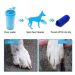 Dog Trust Dog Grooming Foot/Paw Washing Cup, Pet Paw Cleaner, Portable Dog Washer with Feet Soft Silicone Bristles Small Medium Large Dogs (Color May Vary) (Medium) - Image 4