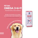 PET360 Omega 3+6+9 for Dogs | Blend of Salmon & Flax Seed Oils with Fur & Coat Protectives | Reduced Shedding | Shiny Coat | Healthy Joints | Nutritional Supplement for Pets - 200 ml - Image 4