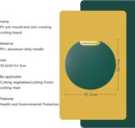 Circle Double-Sided Chopping Board Antibacterial Chopping Block Thickened Kitchenware - Image 3