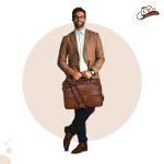 Leather World 15.6 inch Vegan Leather Professional Laptop Messenger Bag MacBook Office Bag Dual Compartment with Expandable Bottom Used Shoulder and Handbag for Men and Women - Image 7