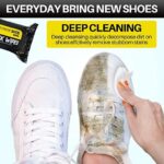 Natural Sneaker & Shoe Cleaner Wipes - 1 Pack of 80 Wipes - Portable Disposable Shoe Cleaning Wipes Quickly Remove Dirt & Stains - Can Be Used on Various Materials - BZ8432 - Image 4