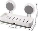 Wall Mounted Self Adhesive Toothbrush Holder with Plastic Soap Holder- Brush Holder- Soap Dish for Bathroom- Soap Stand (Toothbrush Holder+Twin Soap Dish) - Image 8