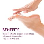 Jovees Herbal Foot Care Cream & Scrub | 2-in-1 Formula for Rough, Dry & Cracked Heels | Moisturizing Heel Repair with Jojoba & Sesame | Foot Cream for Men & Women - 100g - Image 3