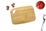 Wooden Cutting Board for Kitchen Chopping Board Serving Board Durable Block Bread Cheese Vegetable Meat Slicing Board with Handle Hole Multipurpose Kitchen Prep Board Kitchenware (Small) - Image 8