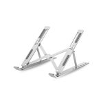 Laptop Stand Adjustable Foldable Metal Laptop Riser Portable Notebook Stand with Multi Angle Positions Desktop Laptop Holder Stand for Desk Use