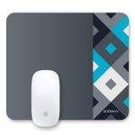 ARTBRIZ® Brizberry Pro-X1 Mouse Pad, Optimised for Speed and Precision, Premium Anti Skid Rubber Base, for Office Desktop Laptop PC Mac, 240mm x 210mm x 3mm (111S - Pack of 1)