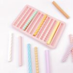 Long Strips Fondant Mold 12 Line Bar Cheese Stick Molds Edible Lace Mould Vintange Cake Border Decoration Frame Birthday Wedding DIY Craft Decor Candy Chocolate Surgarpaste Gumpaste Tool - Image 9