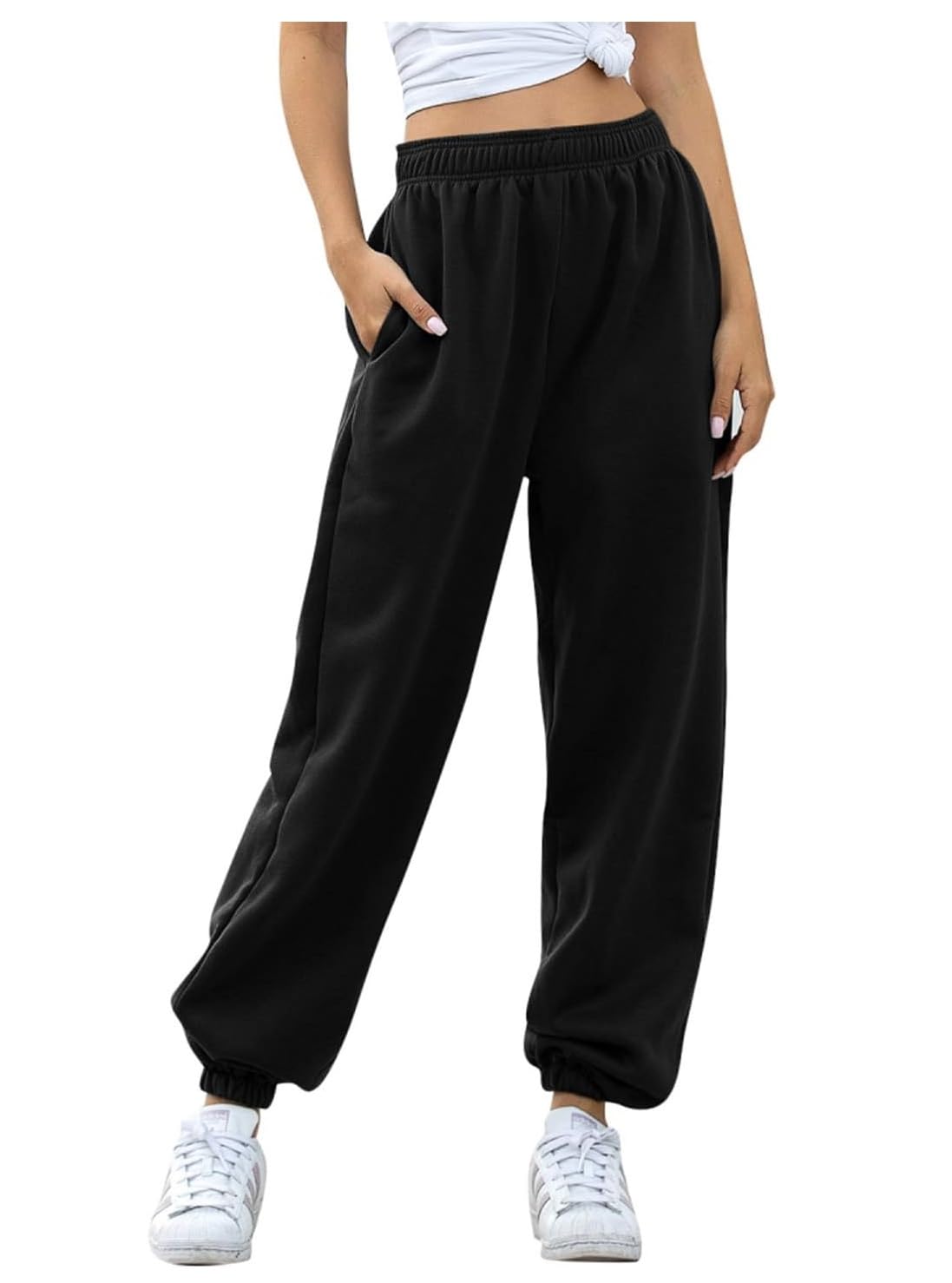51Oc50YT6vL._SL1478_.jpg Q - RIOUS Women's Joggers – Soft, Stylish & Comfortable for Everyday Wear - Image 1
