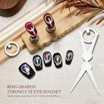 Bluedeal Ring Cat Eye Magnet for Nails, Strong Hollow Circle Magnet for Black Hole & Halo Effects, Precision Tool for Cat Eye Gel Polish DIY Salon Use - Image 4