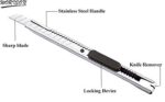 Worison Stainless Steel 18mm Cutter for Cutting Papers, Wallpapers, Cardboard, Vinyl, Tapes etc set of 4pc - Image 8