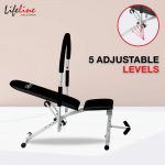 Life Line LB 301 AB Care Bench for Home Gym, ABS Exerciser AB King Pro Machine With 5 Adjustable Positions Gym Bench for Men, Ideal for ABS and Core Muscles Workout, Free Assistance for Installation - Image 3