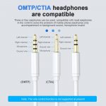 Sounce USB to 3.5mm Female Adapter, USB Headphone Audio Jack External Stereo Sound Cable Cord Splitter for MacBook, Laptop, Linux, PS4, Headset - Grey - Image 3