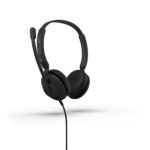 Jabra Evolve 10, On Ear Noise Cancellation Mic with Fully Adjustable Boom Arm and USB-A Connectivity Stereo Headset, Black - Image 2