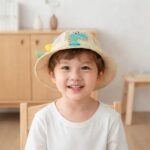 PATPAT® Dinosaur Summer Cap for Baby Boy 1-2 Years Old, UPF 50+ Sun Protection Bucket Hat Kids Cap, Breathable Mesh Baby Hat Caps for Kids Girls Boys Cute Fashion Sunshade Gift for Boys Girls - Image 8