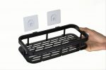 YEKDA Self-Adhesive Bathroom Storage Rack No-Drill Wall Mount Shampoo & Toiletries Holder Stand for Bathroom Wall Orgnizer (Drain Bathroom shlave)