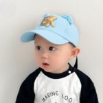 Kids Cute Summer Cotton Baseball Cap Children’s Hats Adjustable Sun Hat for Boys Girls Sports Breathable Toddler Caps for (1-5yrs) - Image 3