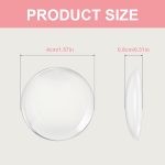 Pack of 6 Self-Adhesive Rubber Buffers, Door Buffers, Transparent, Door Handle Protection, Rubber Door Stop, Wall Self-Adhesive, Shock-Absorbing and Noiseless, Robust and Durable - Image 2