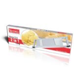 Nestwell N-11 Stainless Steel 2-in-1 Long Slicer Cutter – Dual Grater & Slicer with Ergonomic Design for Precision Cutting – Ideal for Salads, Chips, Fruits & Vegetables Pack of -1 - Image 3