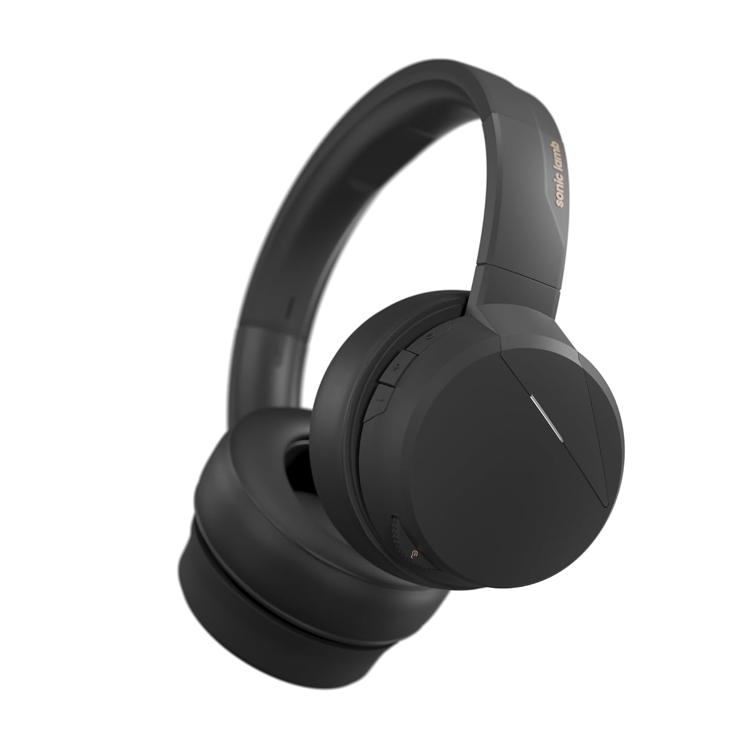 51VXwlh8n8L._SL1500_.jpg Sonic Lamb Headphones with Built-in Subwoofers to FEEEEL Your Music. Over-Ear Design. Dual Pairing with USB Digital Audio - Obsidian Black (Carry Case Sold Separatly) (Obsidian Black) - Image 1