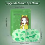 Heated Eye Mask for Dark Circles, Puffiness & Dry Eyes – Disposable Steam Mask for Stress Relief, Beauty & Personal Care, Unscented, Portable, Works with Eye Cream (Pack of 20) - Image 2