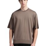 Solid Relaxed Fit Cotton T-Shirt