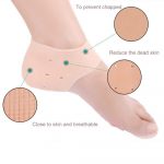 Silicone Gel Heel Socks for Swelling and Pain Relief, Cushion Support, Foot Care, Ankle Protection for Men and Women 1 Pair half heel socks - Image 4