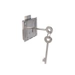 Godrej Door Fittings | 75mm Universal Drawer & Cupboard Lock | 6 Lever Locking System | Nickel Plated Steel | 4-Way Mounting | 2 Keys | 1 Year Warranty | For Drawers of all Furniture Items & Cupboards