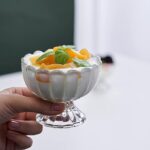 Kitchenware Dinnerware ice Cream Bowls Glasses Solid Dessert Bowl - 120 ml, 6 Pieces, Transparent - Image 4