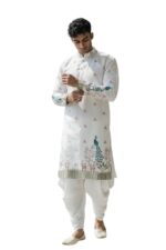 Trustous Men’s Pure Cotton Kurta Dhoti Set | Traditional Ethnic Wear for Festive, Wedding & Puja Occasion