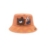 Baby Cartoon Duck Cap for Boys & Girls – Soft Stretchy Cotton Toddler Hat with Elastic Back, Cute Embroidered Design, Comfortable & Lightweight (Red, 6-18 Months)
