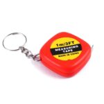 Mini Tape Measure Keychain 1 Meter / 3 Ft Retractable Measuring Tape Portable High Precision Measuring Tool Fun Multicolor Design for Kids Adults DIY Crafts Home Office.