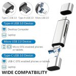3 in 1 Card Reader Type C to SD Micro SD TF/USB 3.0 Laptop Adapter OTG Accessories Smart Memory Card Reader - Image 7