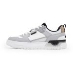 Red Tape Men's Sneakers White Grey Pu Mesh Round Toe Lace-Up - Image 3