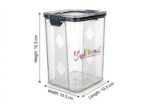 Mollies Premium Airtight Kitchen Storage Containers Set of 12 | Clear Plastic Food Organizers with Lids | 400ml, 700ml, 1100ml Combo for Dry Fruits, Snacks, Pulses & Candies | BPA-Free & Leakproof - Image 9