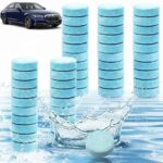 Concentrated Automotive Glass Wiper Cleaning Tablets, Car Windshield Washer Solid Tablets, Glass Cleaner (Pack-Of-50)