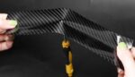 AutoBizarre Carbon Fibre High Gloss Anti Scratch Black Carbon Fiber Paint Protection Film Tape Ppf For Car Protection And Decoration - 2 Inches X 5 Meters - Image 5