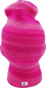 Baby Winter Warm Soft Cap | New Born Baby Kid's Hat | Baby Cute Winter Woolen Cap for Kid's 0-12 Months Boy's & Girl's Multicolour's Pack 3 - Image 6