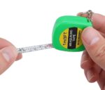 Mini Tape Measure Keychain 1 Meter / 3 Ft Retractable Measuring Tape Portable High Precision Measuring Tool Fun Multicolor Design for Kids Adults DIY Crafts Home Office. - Image 2
