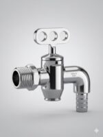Lockable Garden Tap 1/2"– Monkey-Proof & Tamper-Proof Outdoor Water Faucet Tap – Rust-Resistant Chrome Plated Steel Bibcock for Home & Commercial Use (Lock not Included) - Image 4