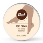 Vilvah Foot Cream for Cracked Heels | Repairs Dry, Rough & Damaged Feet | Softens Calluses & Removes Dead Skin | Deep Hydration & Odour Control | 100ml